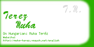 terez muha business card