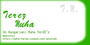 terez muha business card